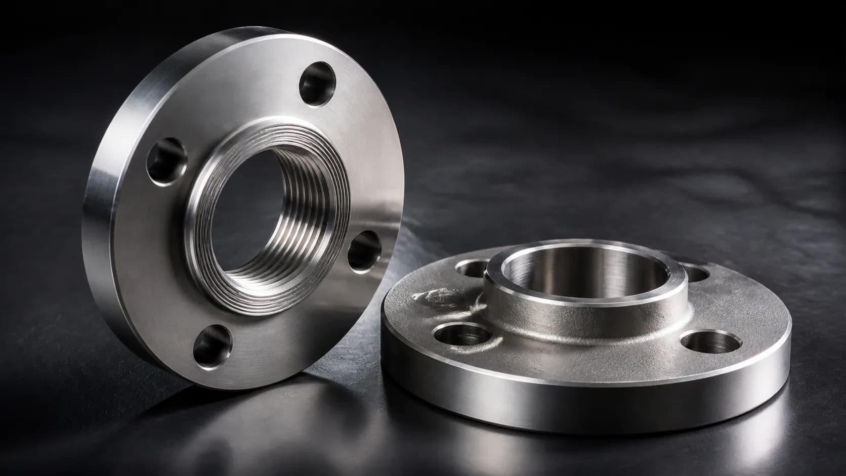 Illustrative Alloy 20 threaded and socket weld flange forms