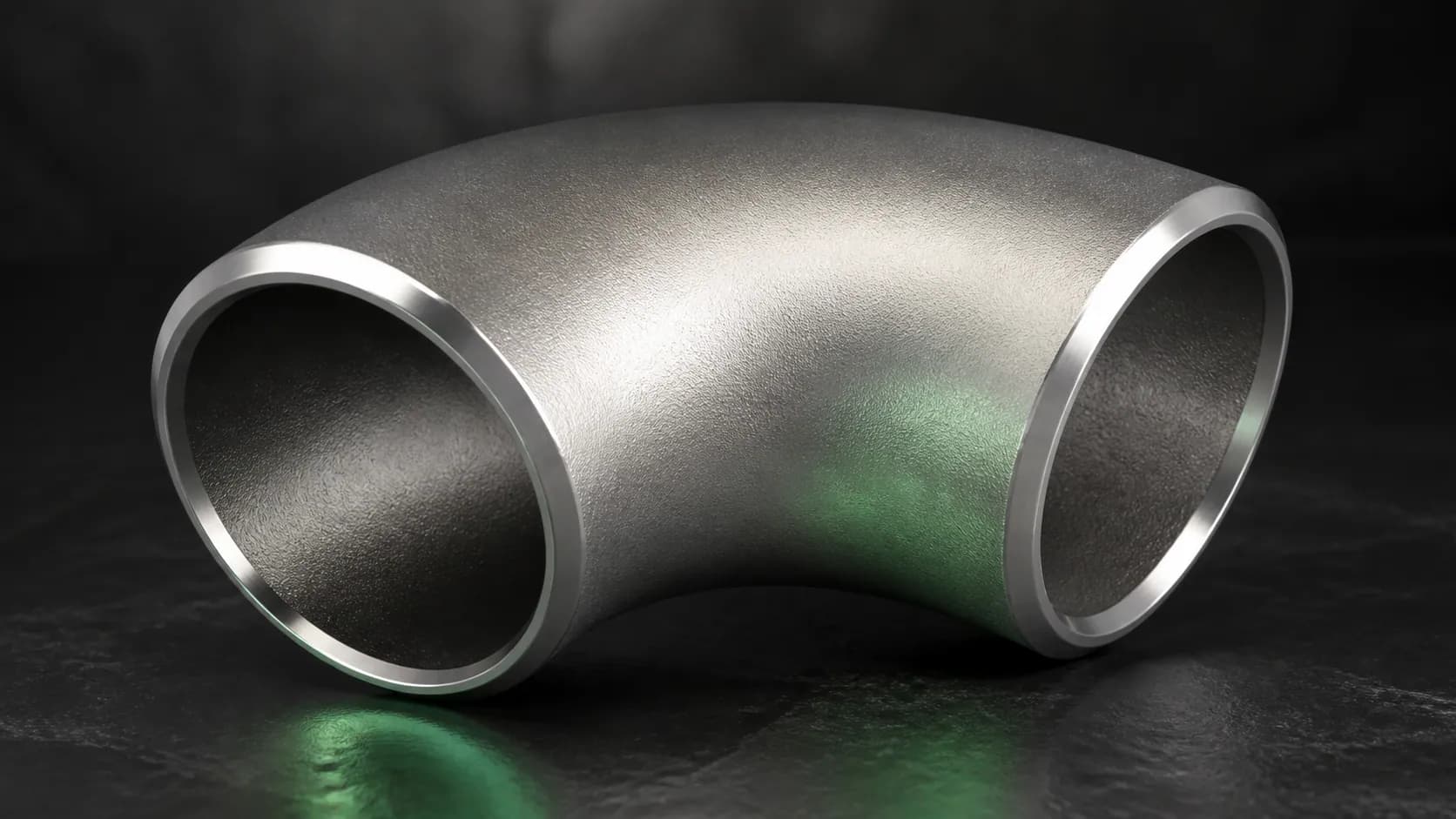 Illustrative Hastelloy C276 45 degree butt-weld elbow