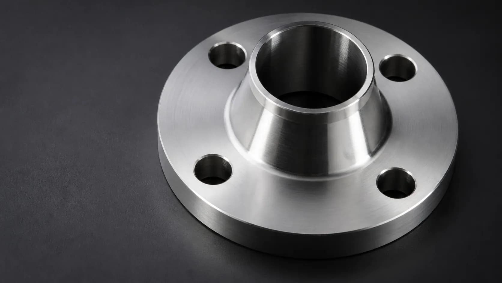 Illustrative Stainless Steel 904L raised-face weld neck flange