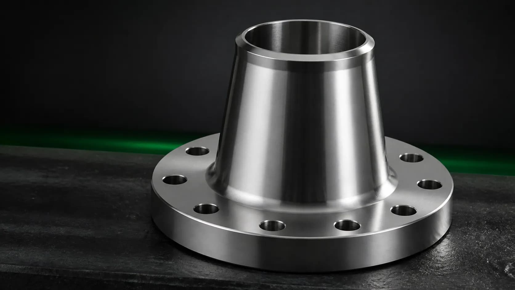 Illustrative Super Duplex S32760 long weld neck flange