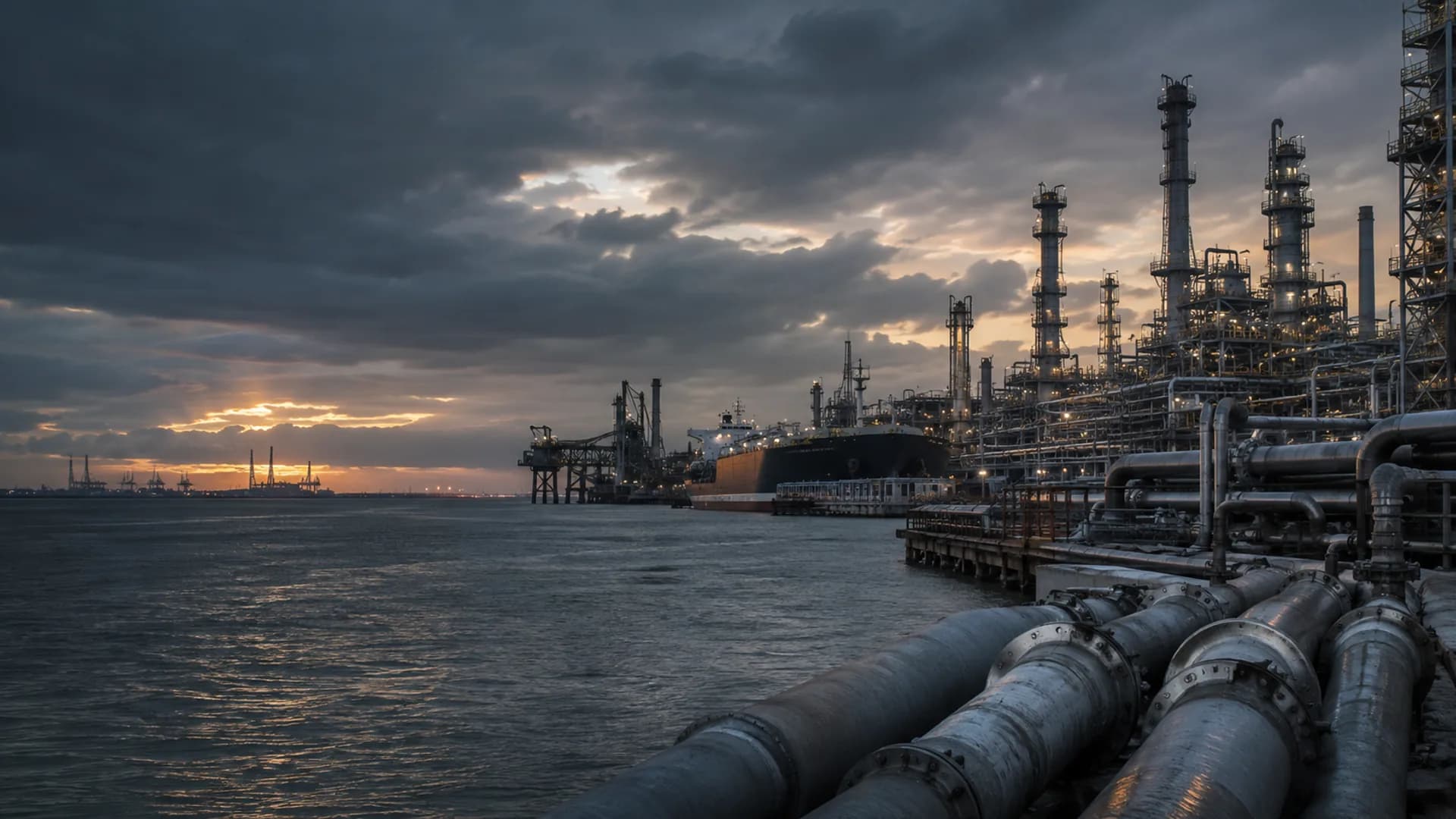 Coastal refining, marine loading and severe-service piping infrastructure in a Port Arthur Texas setting